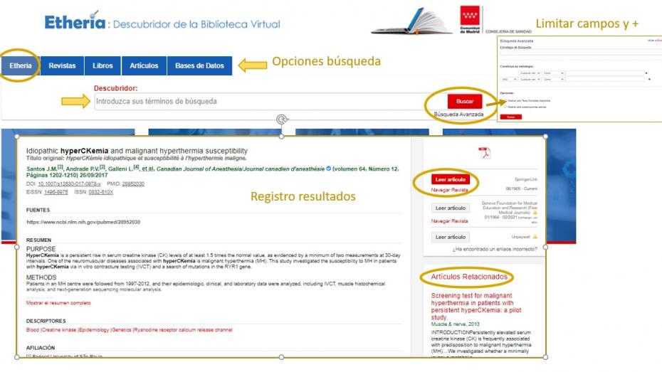 Ethería el descubridor de la Biblioteca Virtual