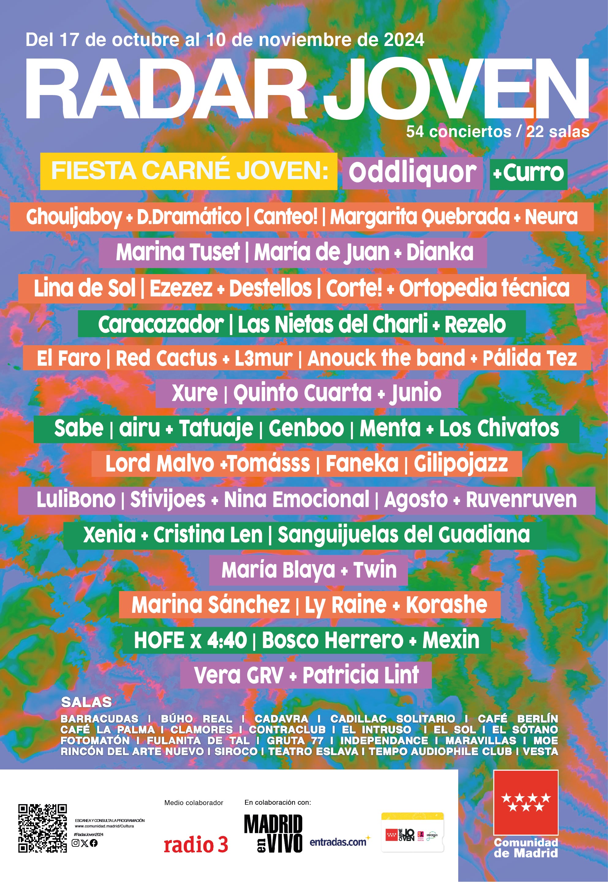 Cartel Radar Joven 2024
