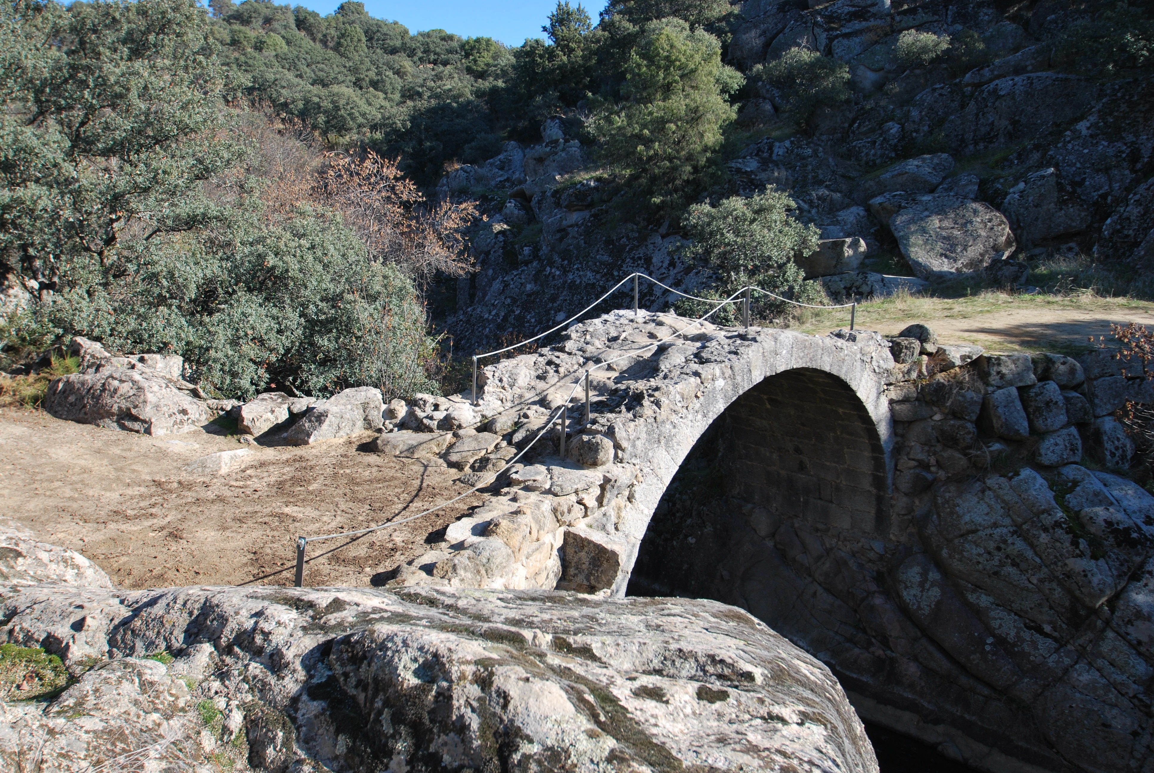 Plan de Puentes Históricos. Puente del Pasadero, en Navalagamella.