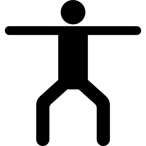 Icono de una persona haciendo ejercicio