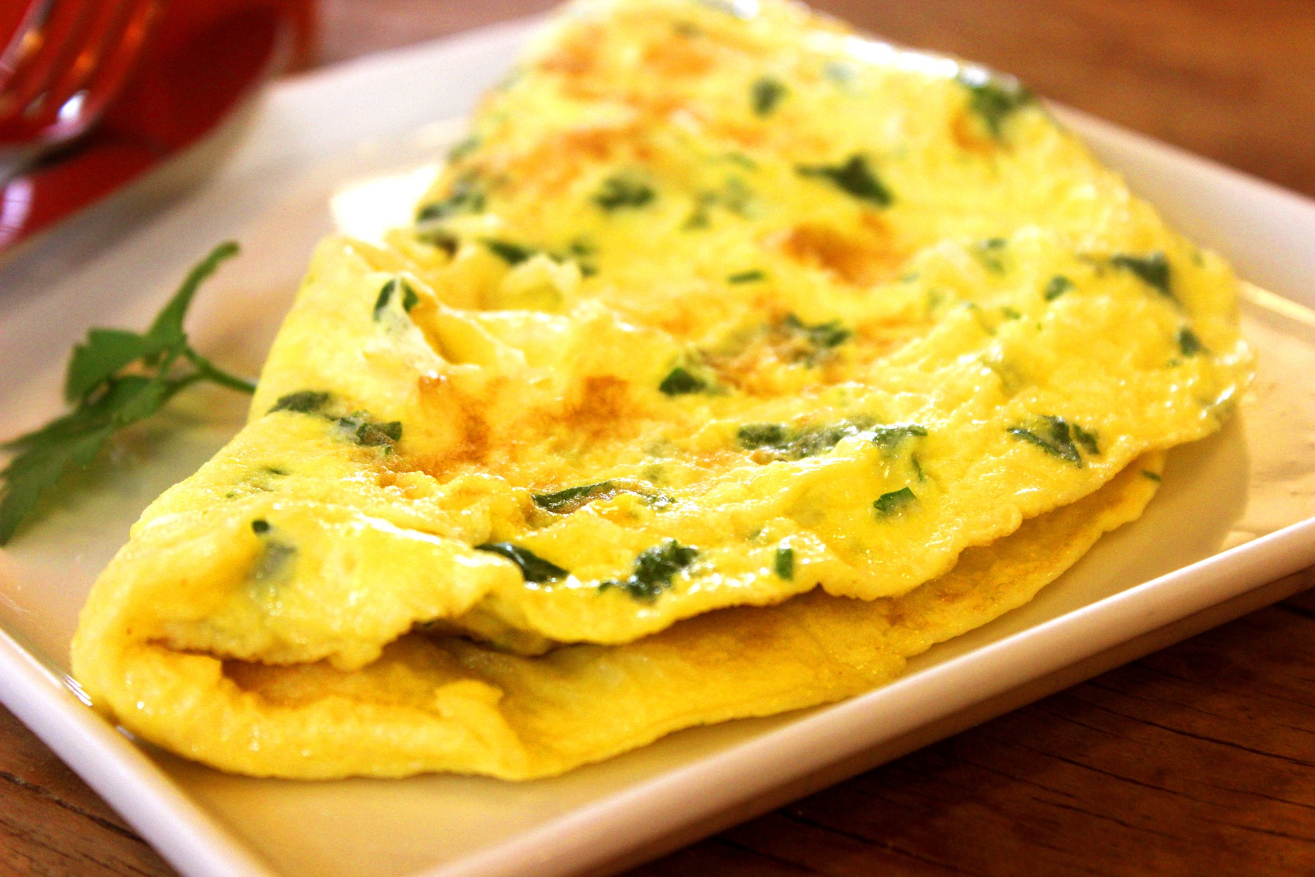 tortilla en un plato