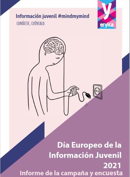 Dibujo de un joven tirando de un enchufe conectado al cerebro