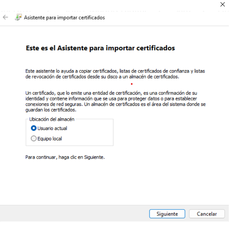 Pantallazo descarga firma digital