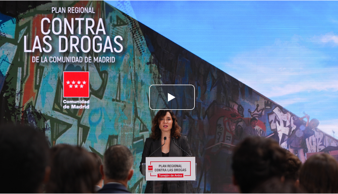 Tumbnail que muestra a la presidenta de la Comunidad de Madrid